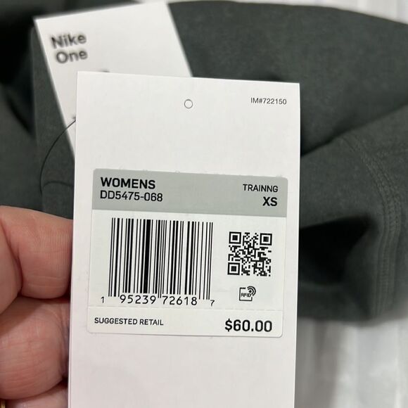 Nike Women's Therma-FIT One Mid-Rise Leggings Full length size xs NWT iron Gray - Picture 11 of 11